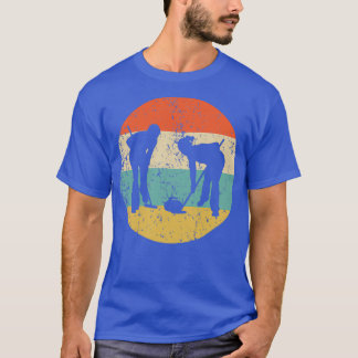 Curling Vintage Retro Curler 3 T-Shirt