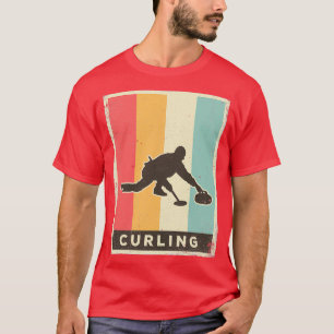 Curling Vintage Retro Sports 1 T-Shirt