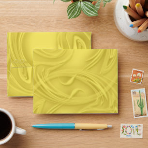 Curls Over Yellow Envelope