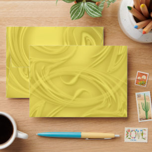 Curls Over Yellow Envelope