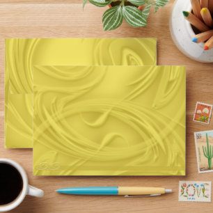 Curls Over Yellow Envelopes