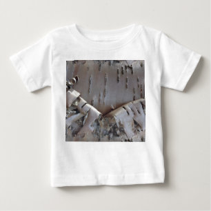 Curly Birch Bark Tree Rustic Baby T-Shirt