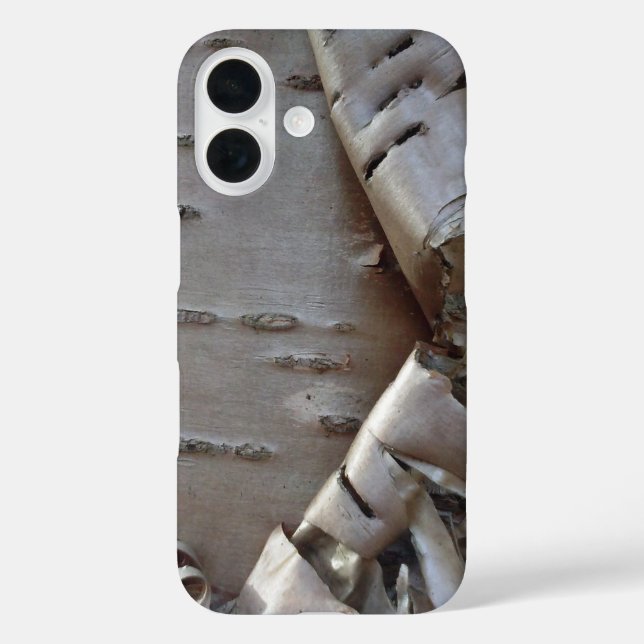 Curly Birch Bark Tree Rustic Case-Mate iPhone Case (Back)