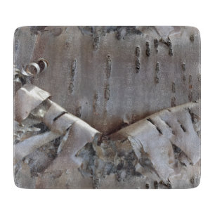 Curly Birch Bark Tree Rustic Cutting Board