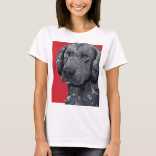 Curly-Coated Retriever Colour Block T-Shirt