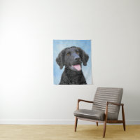 Curly-Coated Retriever Painting - Original Dog Art