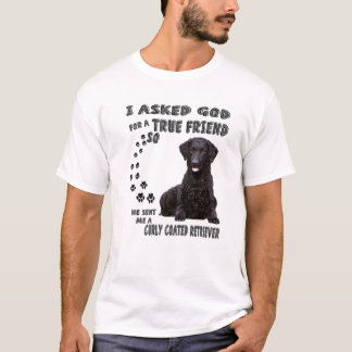 Curly Coated Retriever Quote Mum Dad, Fat Coats Hu T-Shirt