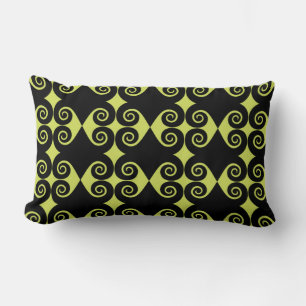Curly Diamond Pattern Lumbar Cushion