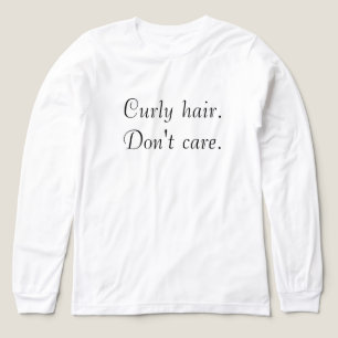 Curly Hair Don't Care Tri-Blend Shirt