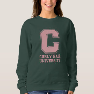 "Curly Hair University" Custom College Sweatshirt