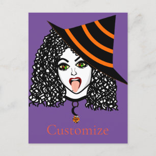 Curly-haired Witch Thunder_Cove Postcard