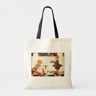 Curly Locks Nursery Rhyme Tote Bag