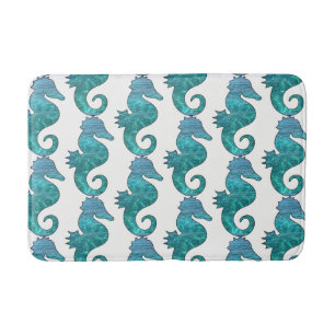 Curly Seahorse Bath Mat