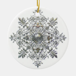 Curly Snowflake Ornament