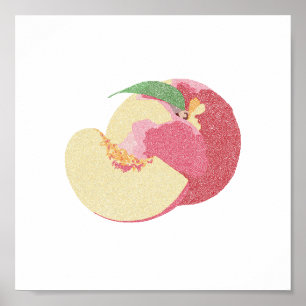 Curly Sweet Peaches  Poster