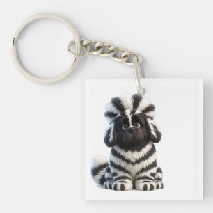 Curly Top Chaos Key Ring