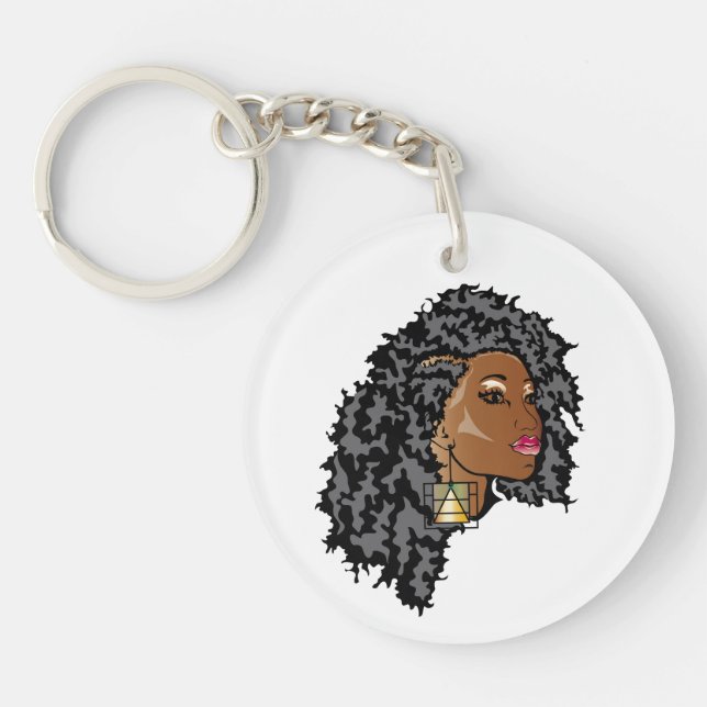 CURLZ “SHAY” KEY RING (Front)