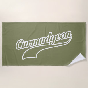 Curmudgeon Beach Towel