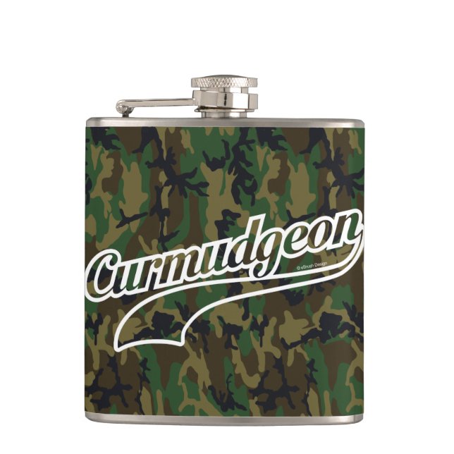 Curmudgeon Flask (Front)