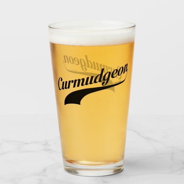 Curmudgeon Glass (Front Filled)
