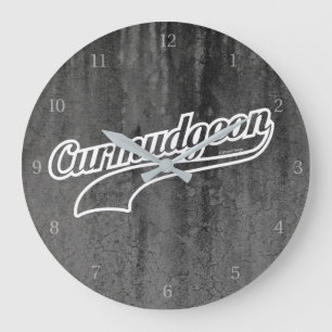 Curmudgeon Large Clock