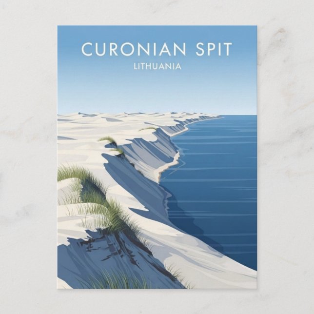 Curonian Spit Lithuania Travel Postcard (Front)