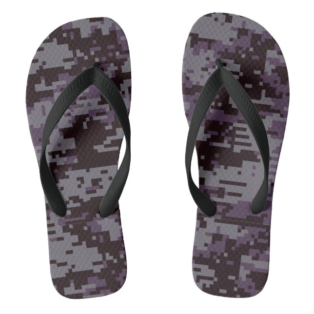Currant Digital Camo Pattern Jandals (Footbed)