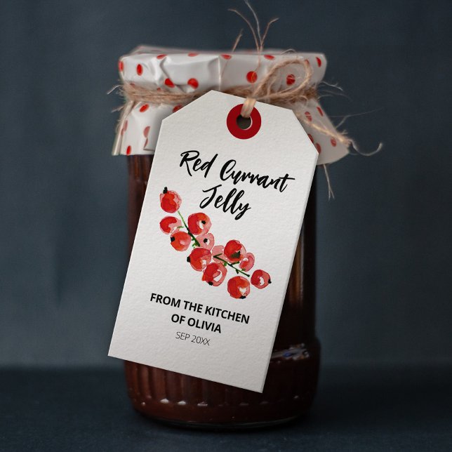  Currant Jelly  Label Gift Tag (Creator Uploaded)