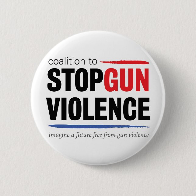 Current CSGV logo 6 Cm Round Badge (Front)