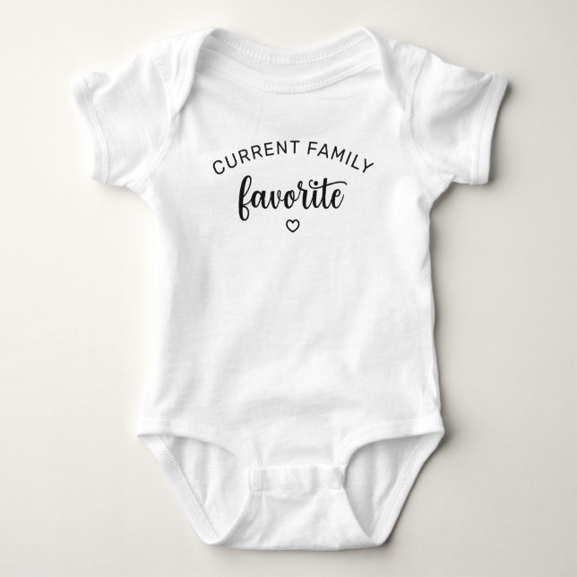 Current Family Favourite Baby Bodysuit (Front)
