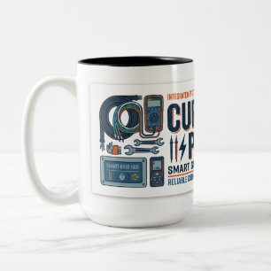 Current Master Electricians Gift Two-Tone Coffee Mug