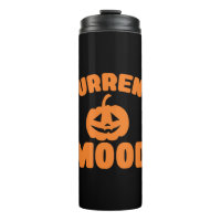 Current mood funny pumpkin halloween