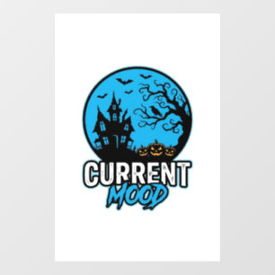 Current Mood Halloween Vintage Engraving Vector_1