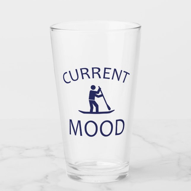 Current Mood Stand Up Paddling Glass (Front)