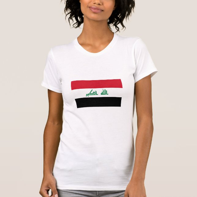 Current National Flag of Iraq T-Shirt (Front)