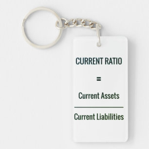 "Current Ratio" Key Ring