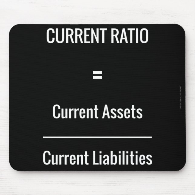 "Current Ratio" Mouse Pad (Front)