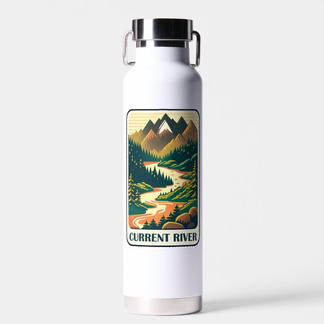 Current River Missouri Colours Water Bottle (Front)