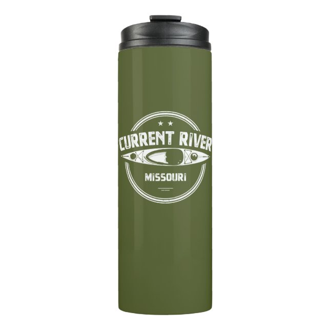 Current River Missouri Kayaking Thermal Tumbler (Front)