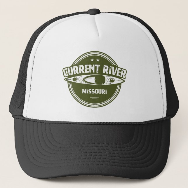 Current River Missouri Kayaking Trucker Hat (Front)