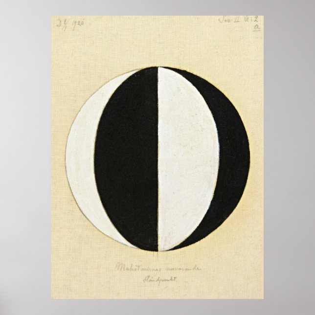 Current Standpoint of Mahatmas by Hilma af Klint  Poster (Front)
