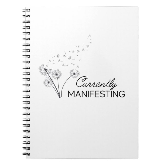 Currently Manifesting Notebook (Front)