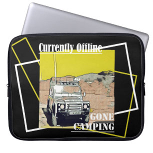 Currently Offline Gone Camping Car Laptop Sleeve