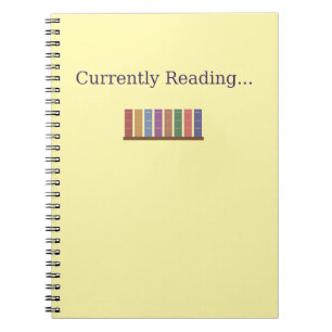 Currently Reading… – Book Lover Notebook Cover 