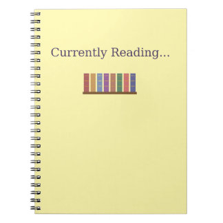 Currently Reading… – Book Lover Notebook Cover