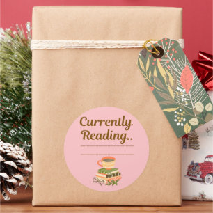 Currently Reading – Writable Label For Book Lovers