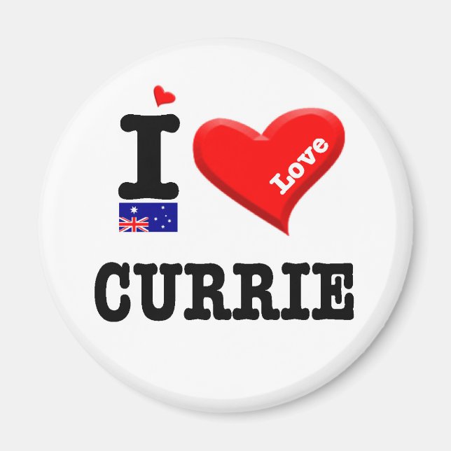 CURRIE - I Love Magnet (Front)