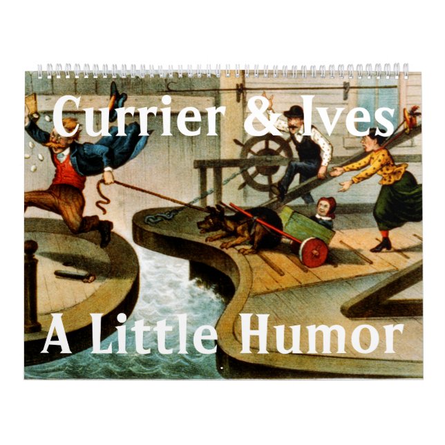 Currier & Ives - A Little Humour Calendar (Cover)
