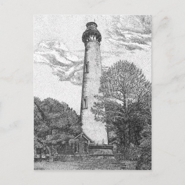 Currituck Beach Lighthouse Postcard (Front)