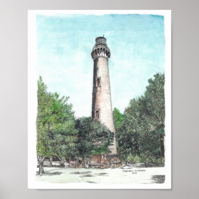 Currituck Beach Lighthouse Poster (Front)